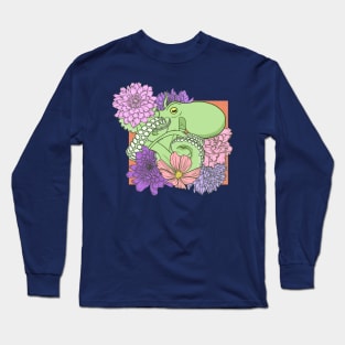 Floral Octopus Long Sleeve T-Shirt